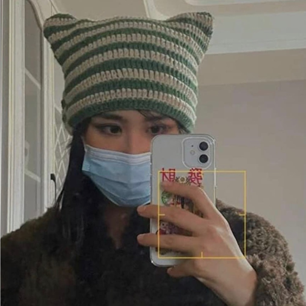 Handmade Cat Ear Beanie